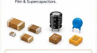 Ceramic and electrolytic capacitors